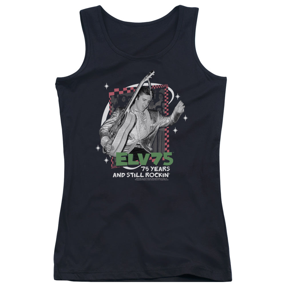 Elvis Presley Still Rockin Womens Tank Top Shirt Black