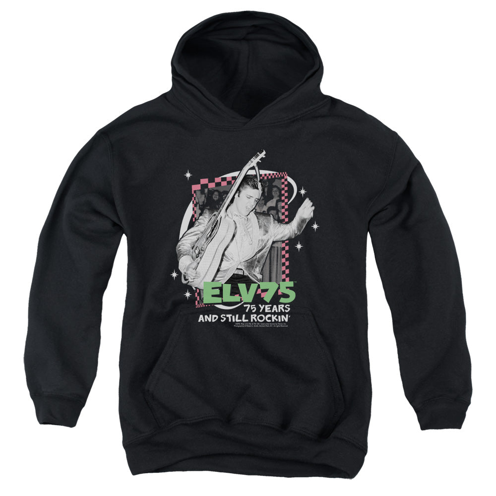 Elvis Presley Still Rockin Kids Youth Hoodie Black