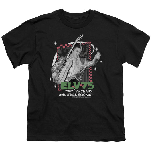 Elvis Presley Still Rockin Kids Youth T Shirt Black