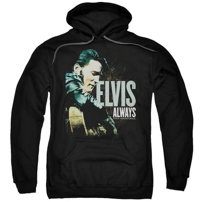 Elvis Presley Always the Original Mens Hoodie Black