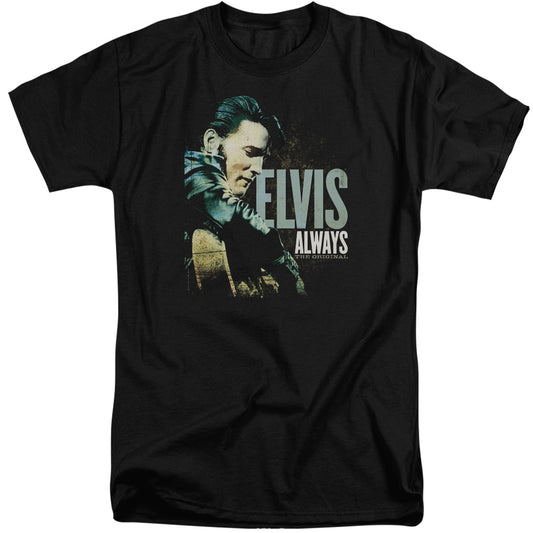 Elvis Presley Always the Original Mens Tall T Shirt Black