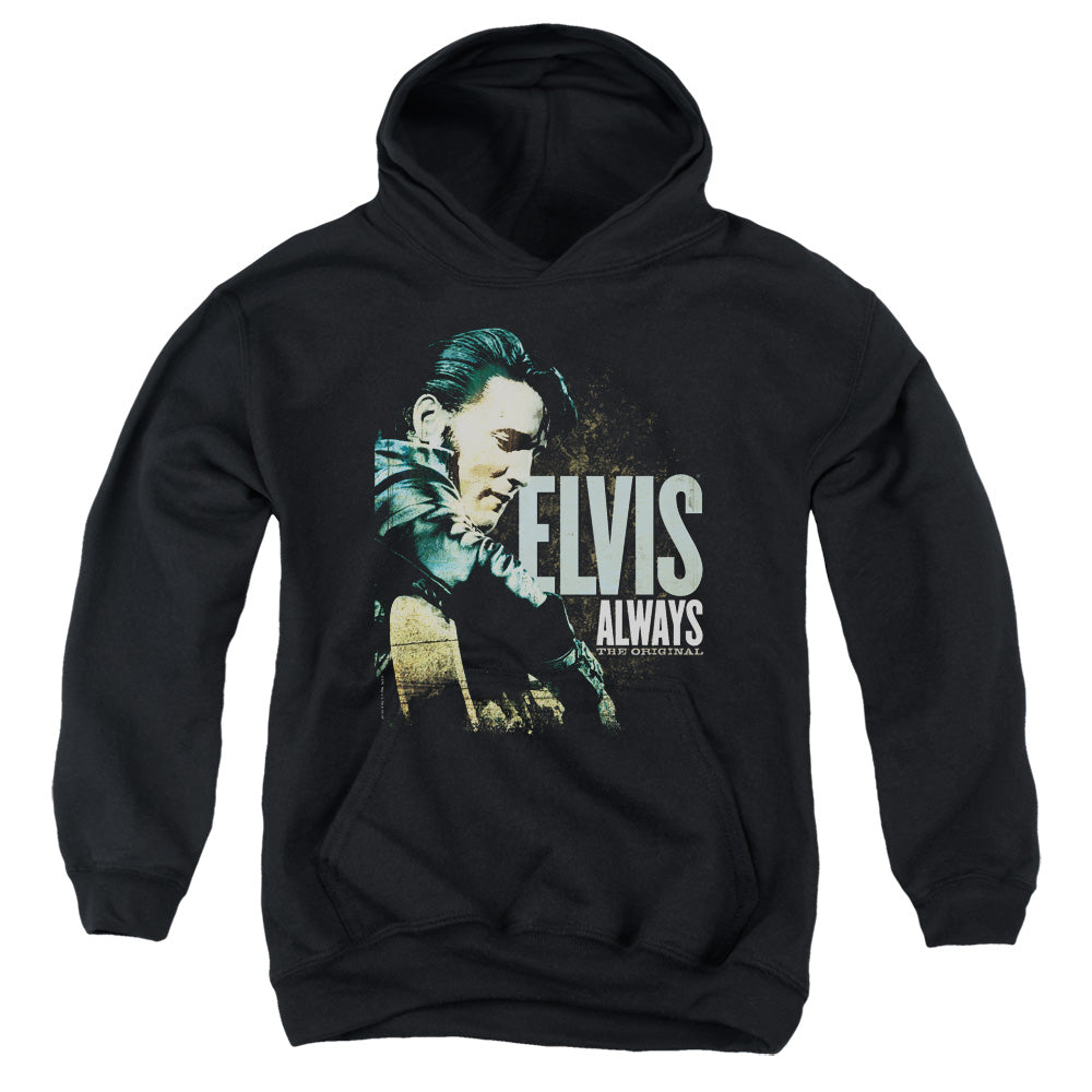 Elvis Presley Always the Original Kids Youth Hoodie Black