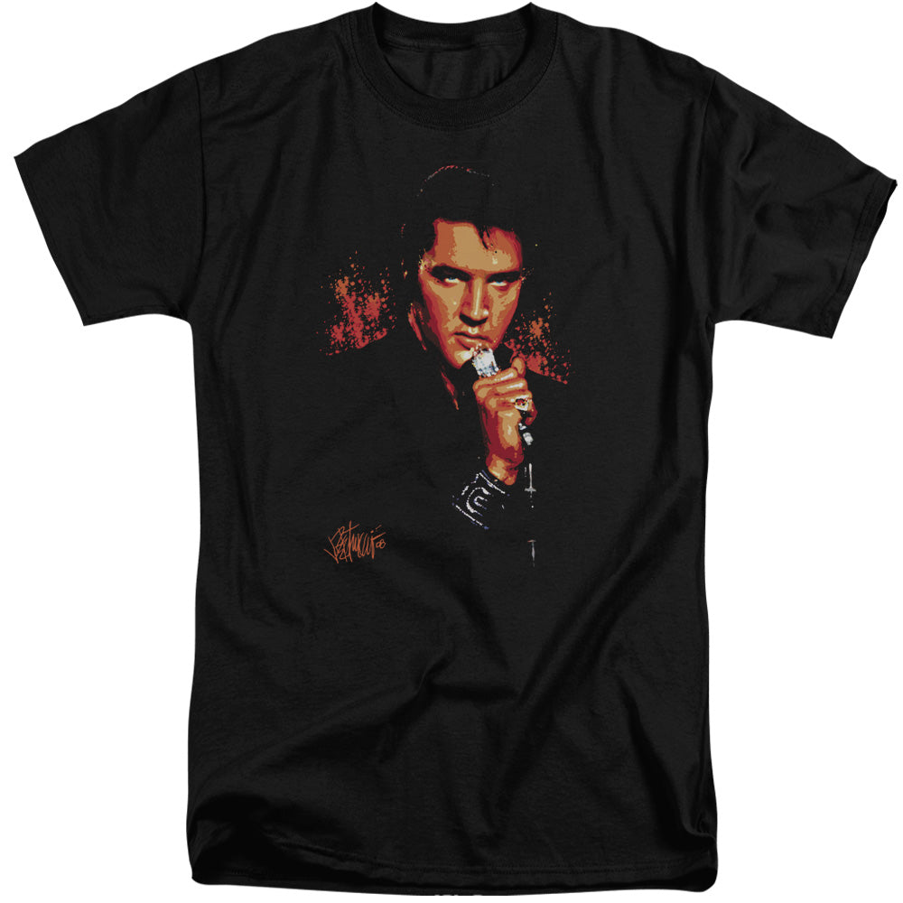 Elvis Presley Trouble Mens Tall T Shirt Black