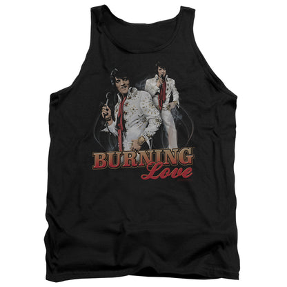 Elvis Presley Burning Love Mens Tank Top Shirt Black