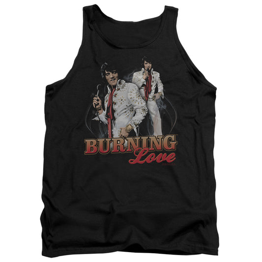 Elvis Presley Burning Love Mens Tank Top Shirt Black