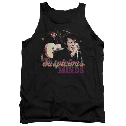 Elvis Presley Suspicious Minds Mens Tank Top Shirt Black