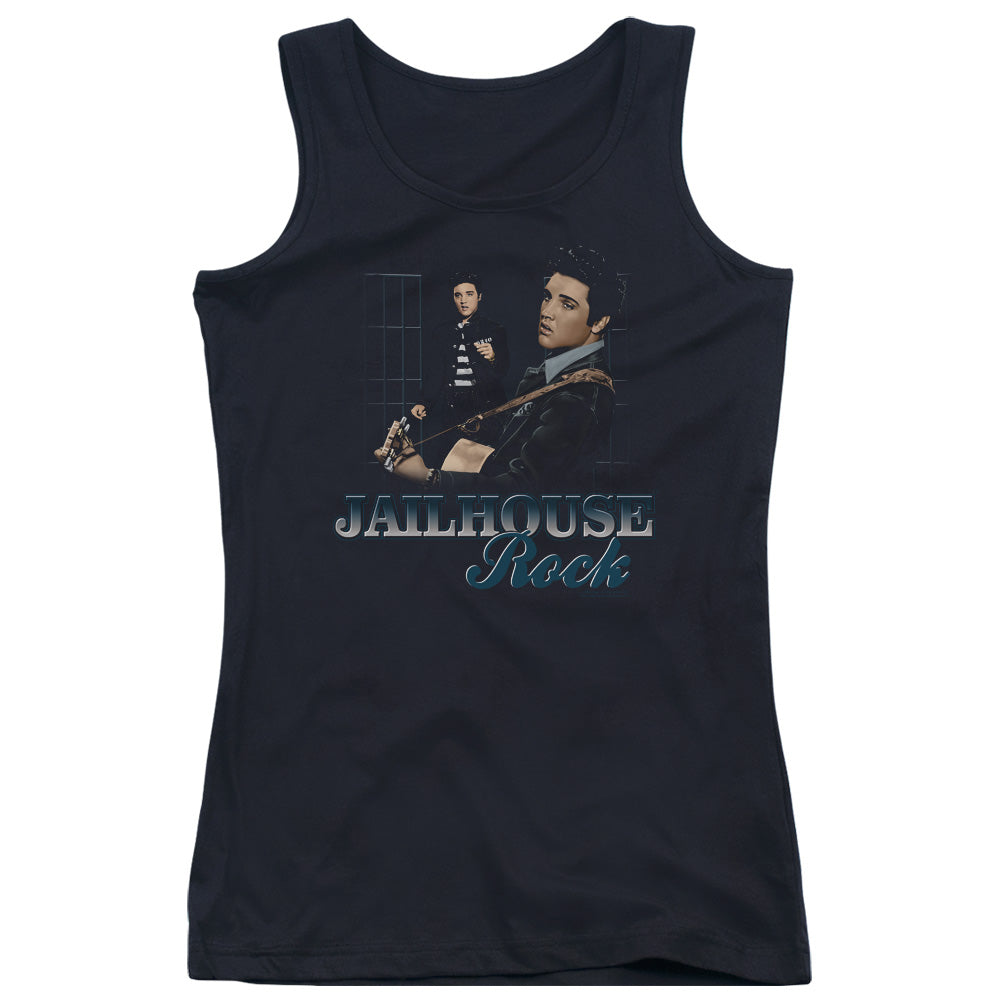 Elvis Presley Jailhouse Rock Womens Tank Top Shirt Black