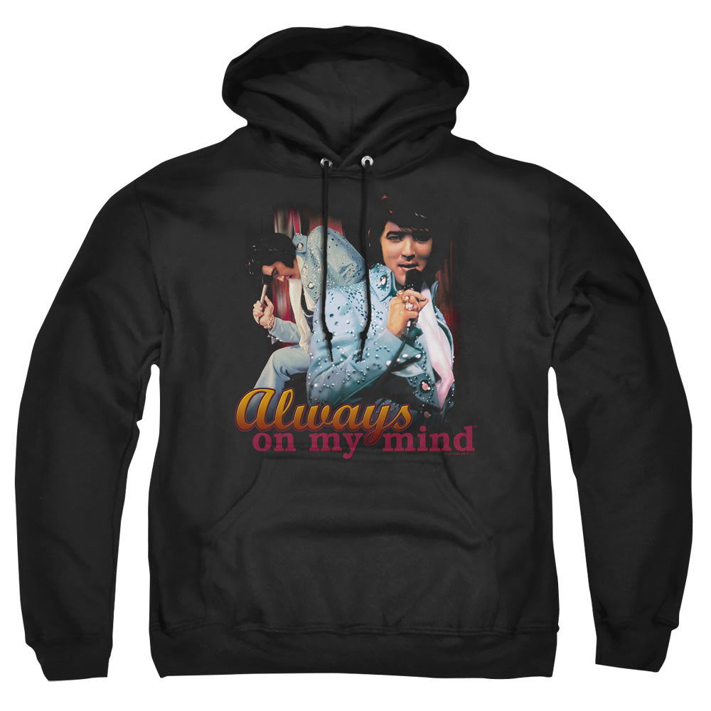 Elvis Presley Always On My Mind Mens Hoodie Black