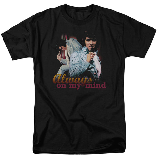 Elvis Presley Always on My Mind Mens T Shirt Black