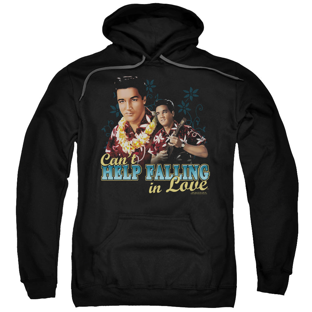 Elvis Presley Can't Help Falling Mens Hoodie Black