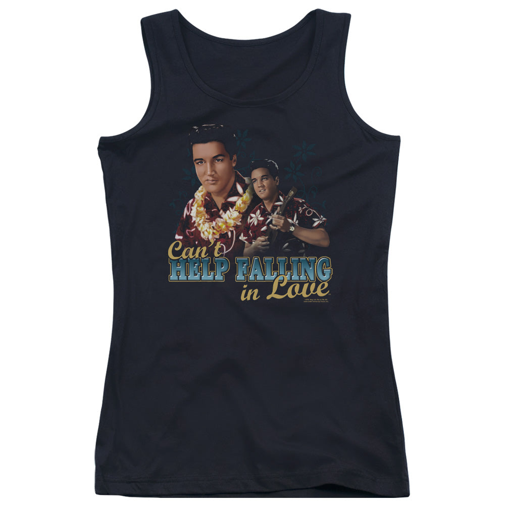 Elvis Presley Cant Help Falling Womens Tank Top Shirt Black