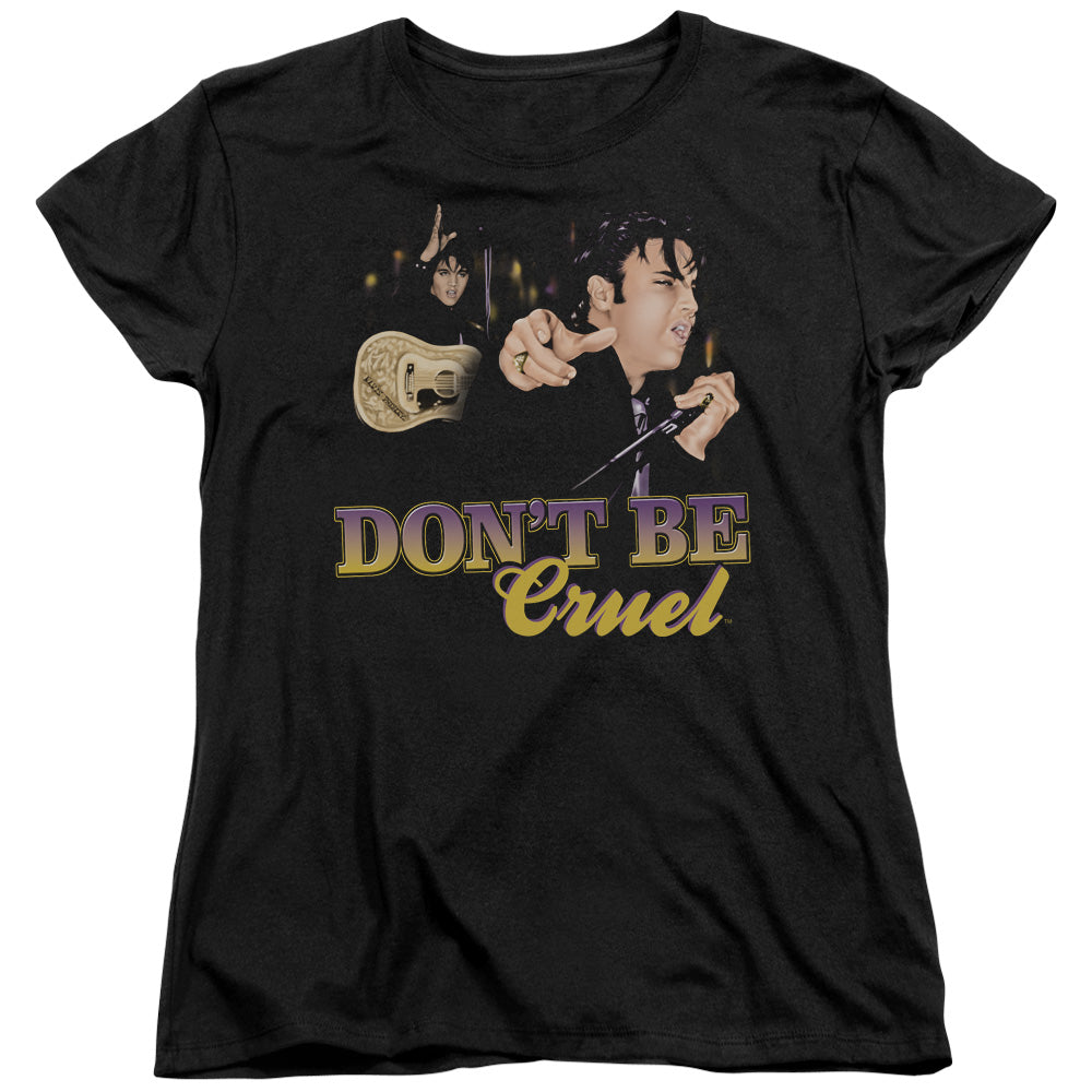 Elvis Presley Dont Be Cruel Womens T Shirt Black