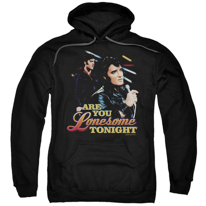 Elvis Presley Are You Lonesome Mens Hoodie Black