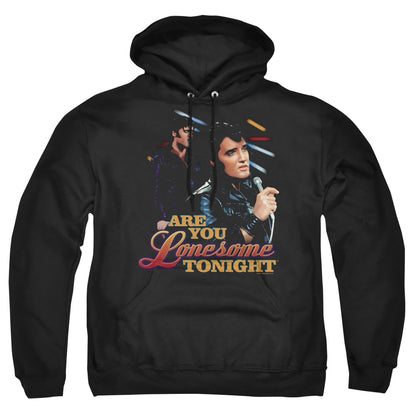 Elvis Presley Are You Lonesome Mens Hoodie Black