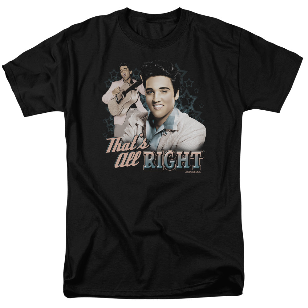 Elvis Presley Thats All Right Mens T Shirt Black