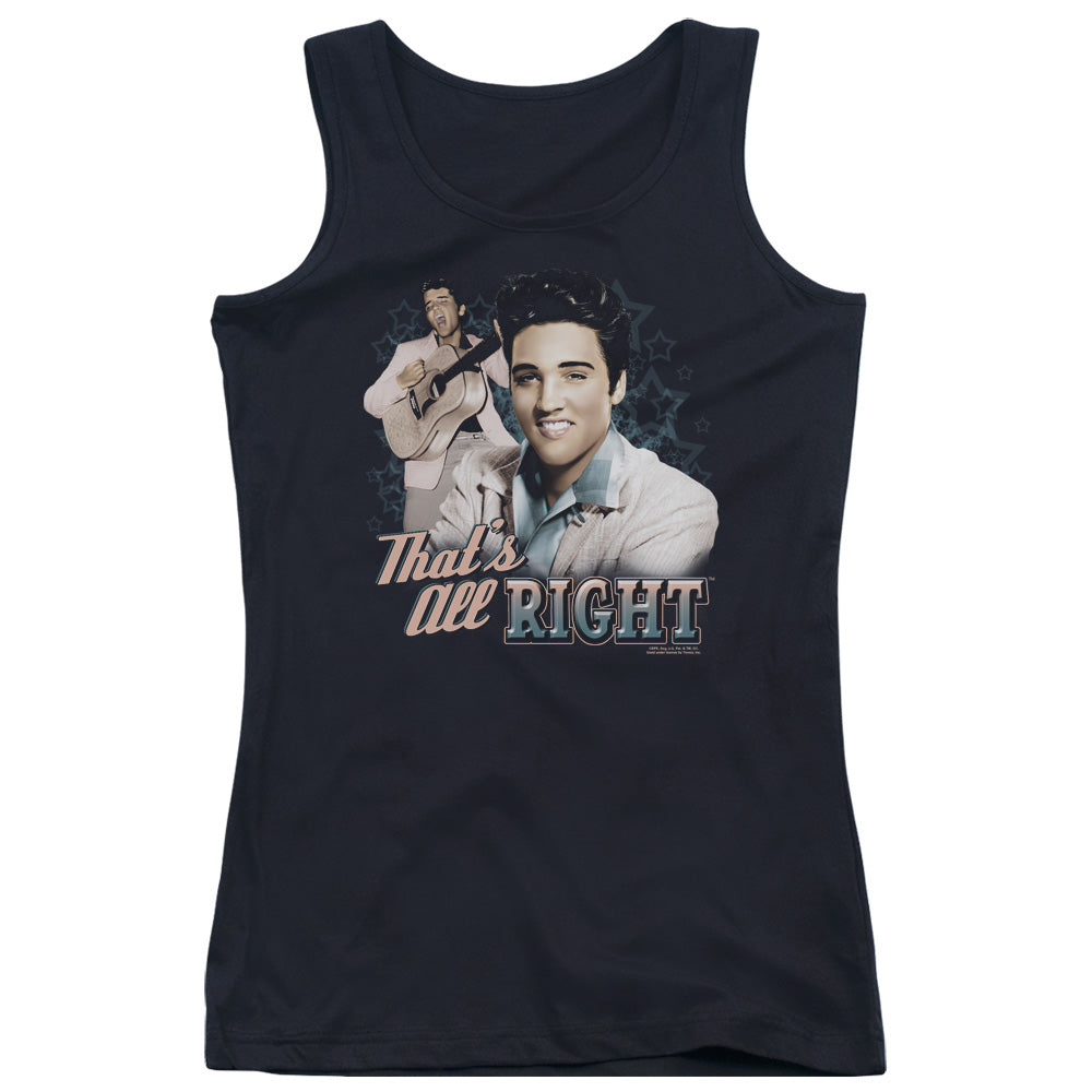 Elvis Presley Thats All Right Womens Tank Top Shirt Black