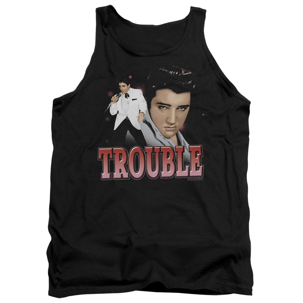 Elvis Presley Trouble Mens Tank Top Shirt Black