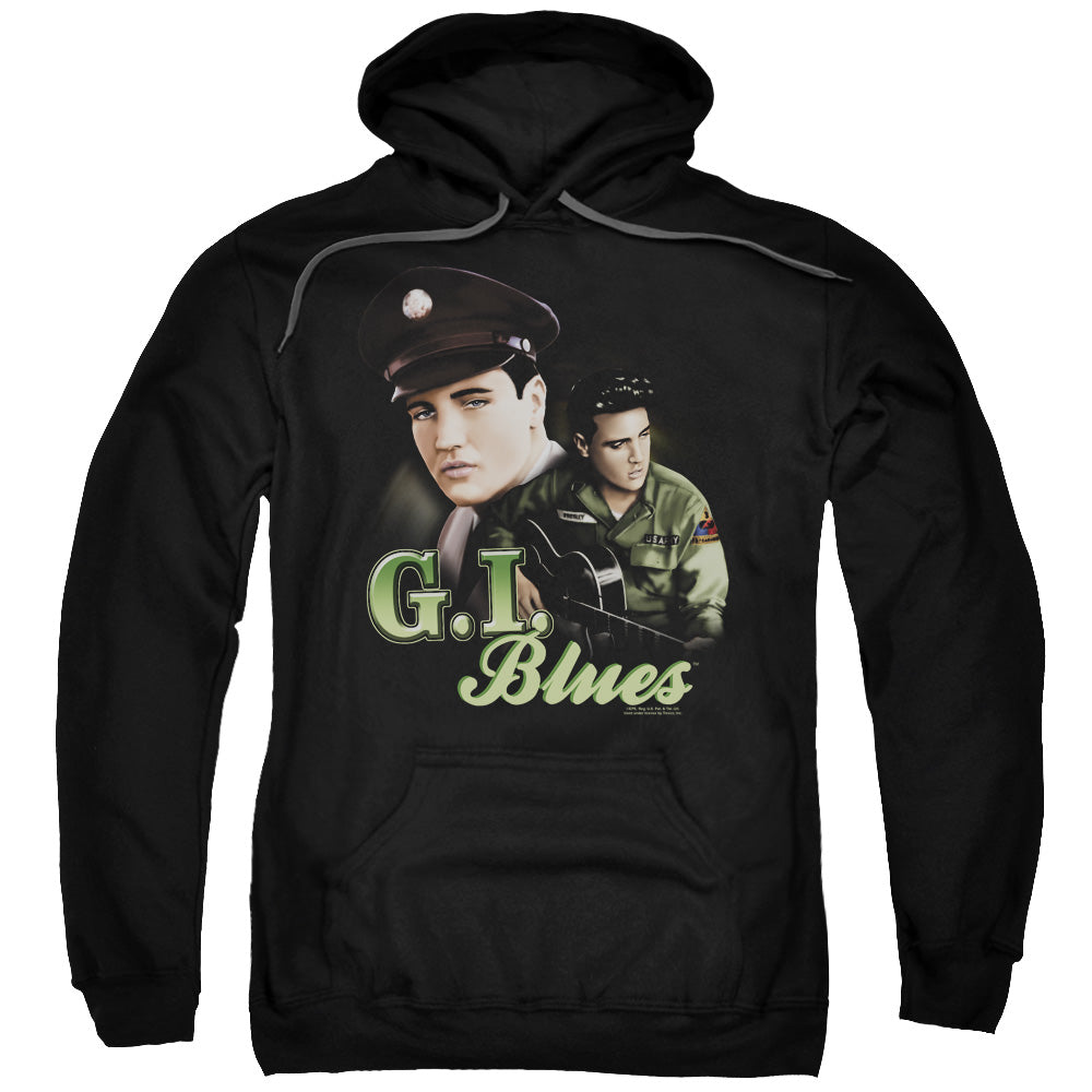 Elvis Presley G I Blues Mens Hoodie Black