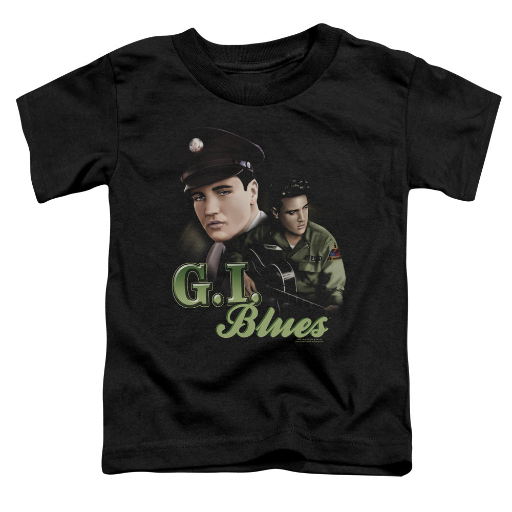 Elvis Presley G I Blues Toddler Kids Youth T Shirt Black