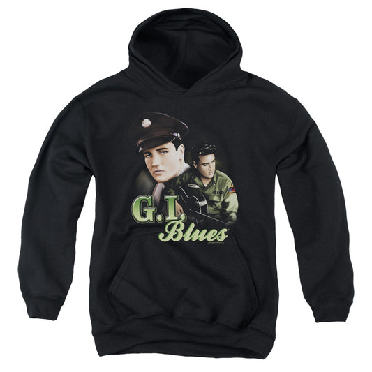 Elvis Presley G I Blues Kids Youth Hoodie Black