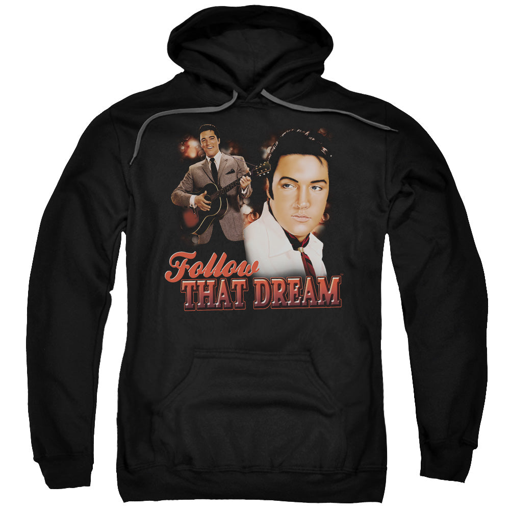 Elvis Presley Follow That Dream Mens Hoodie Black