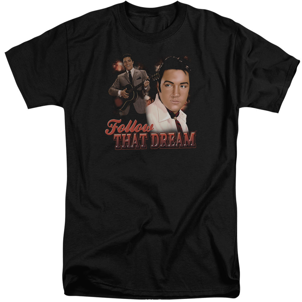 Elvis Presley Follow That Dream Mens Tall T Shirt Black