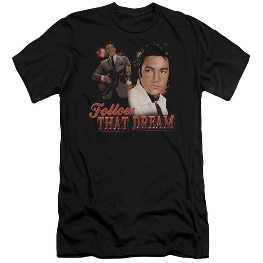 Elvis Presley Follow That Dream Premium Bella Canvas Slim Fit Mens T Shirt Black