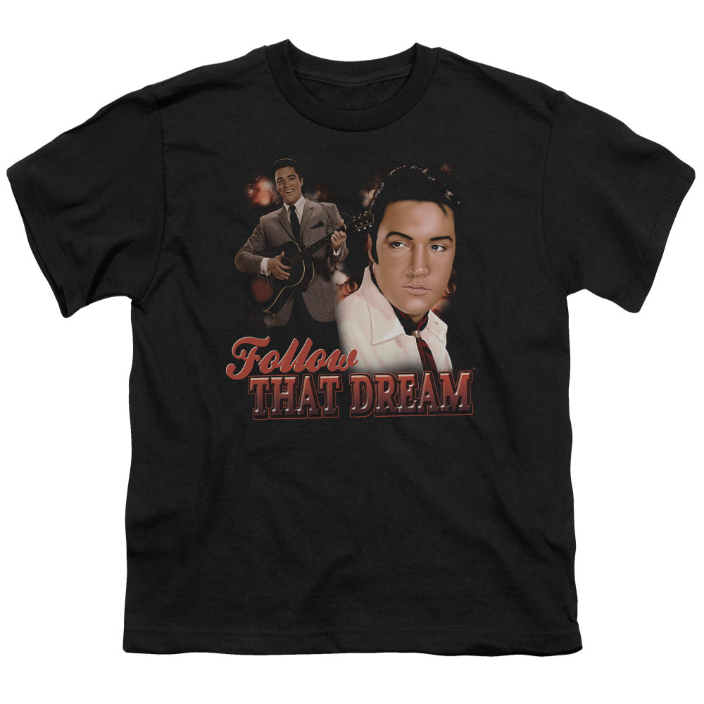 Elvis Presley Follow That Dream Kids Youth T Shirt Black