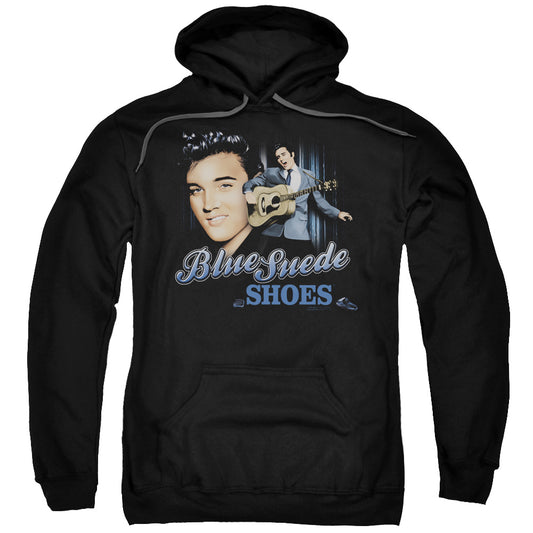 Elvis Presley Blue Suede Shoes Mens Hoodie Black