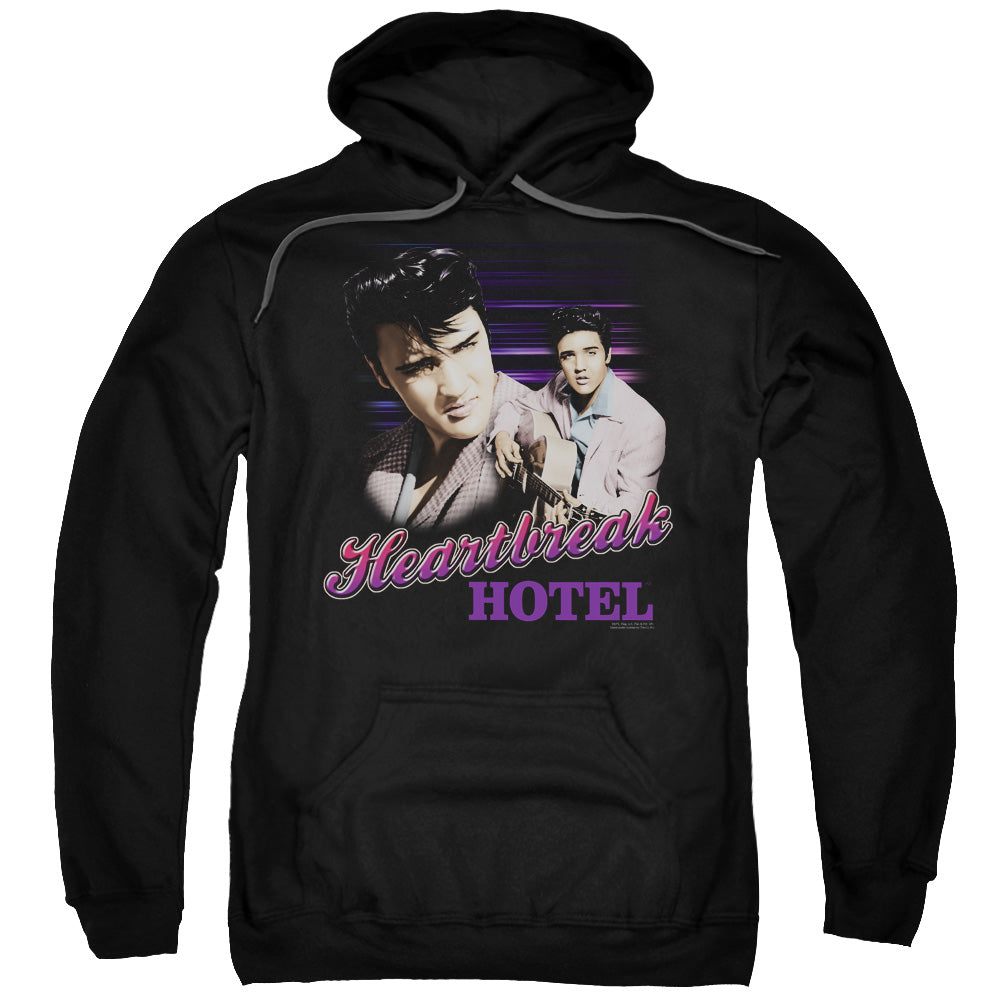 Elvis Presley Heartbreak Hotel Mens Hoodie Black