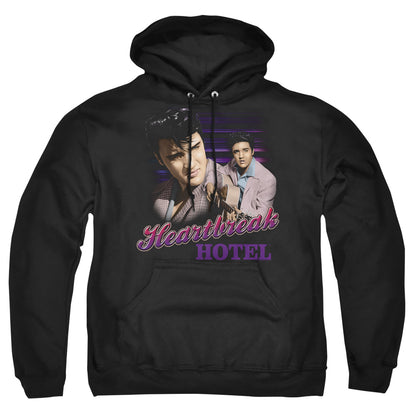 Elvis Presley Heartbreak Hotel Mens Hoodie Black