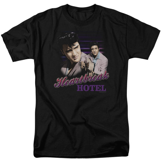 Elvis Presley Heartbreak Hotel Mens T Shirt Black