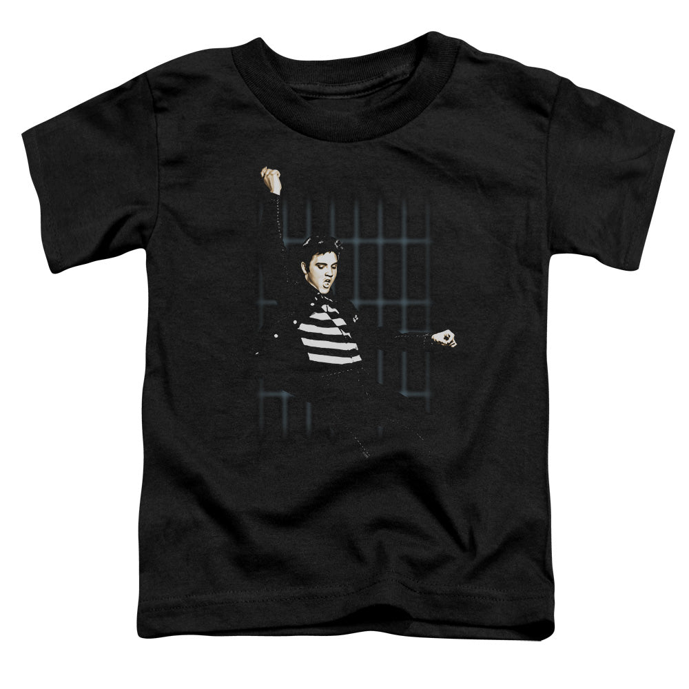 Elvis Presley Blue Bars Toddler Kids Youth T Shirt Black