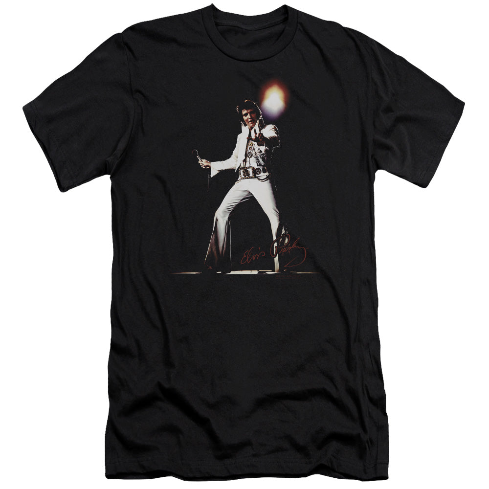 Elvis Presley Glorious Slim Fit Mens T Shirt Black