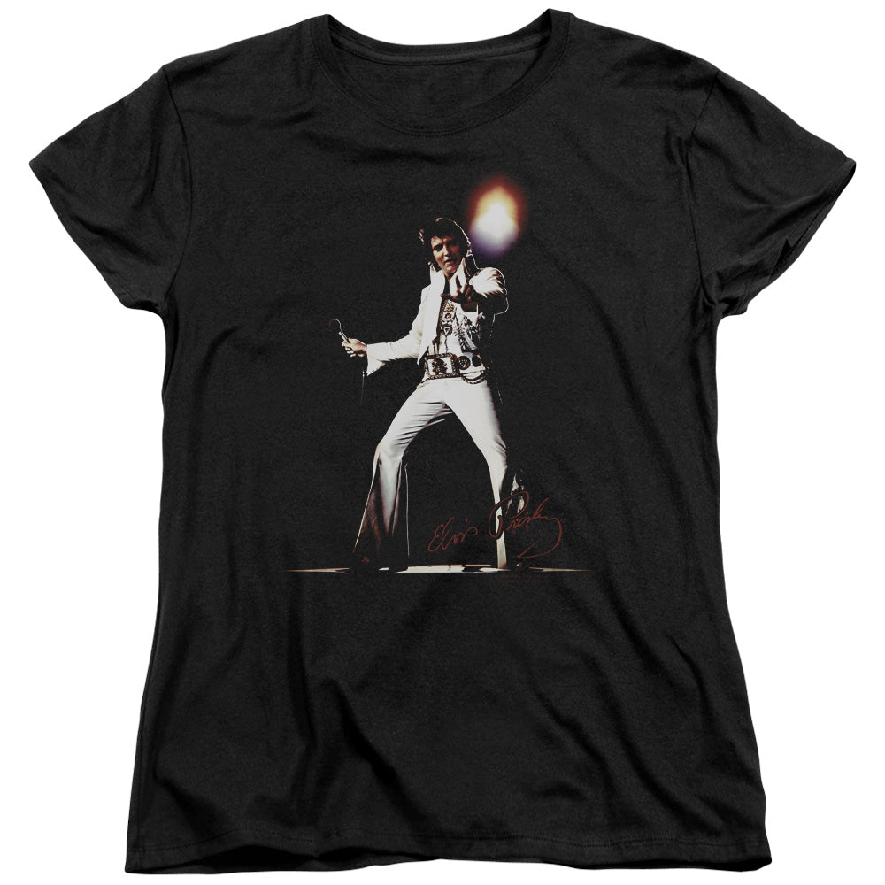 Elvis Presley Glorious Womens T Shirt Black