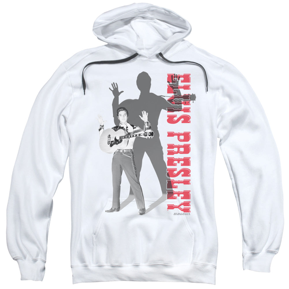 Elvis Presley Look No Hands Mens Hoodie White