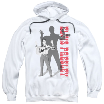 Elvis Presley Look No Hands Mens Hoodie White