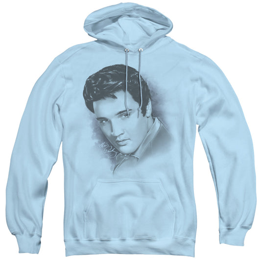 Elvis Presley Dreamy Mens Hoodie Light Blue