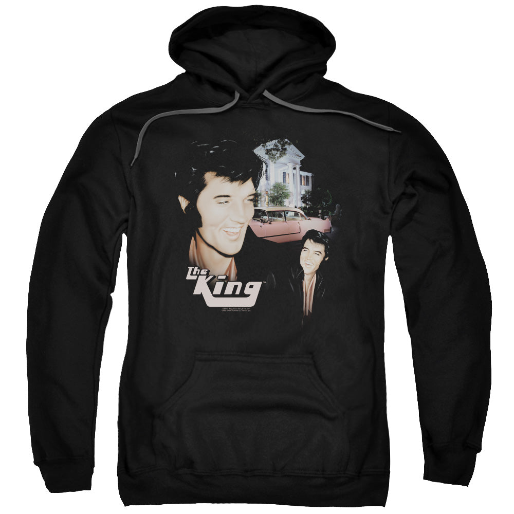 Elvis Presley Home Sweet Home Mens Hoodie Black