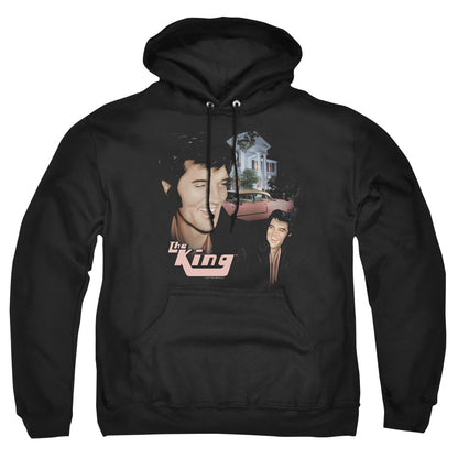 Elvis Presley Home Sweet Home Mens Hoodie Black