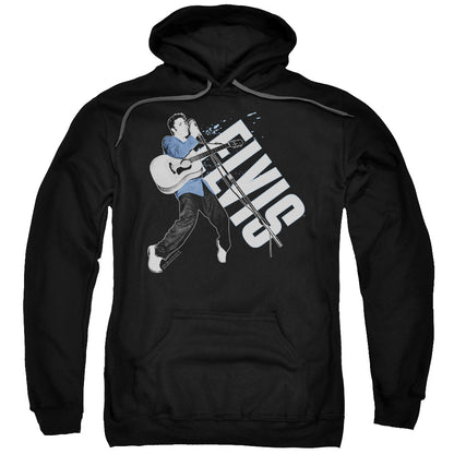 Elvis Presley on His Toes Mens Hoodie Black