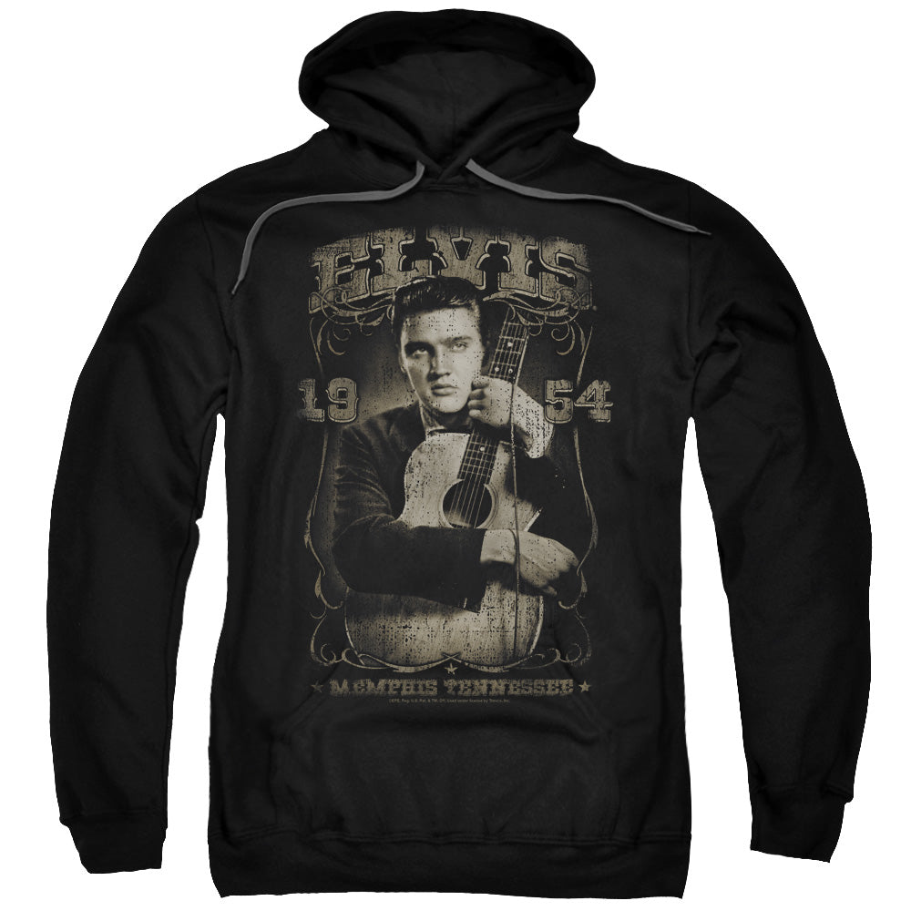 Elvis Presley 1954 Mens Hoodie Black