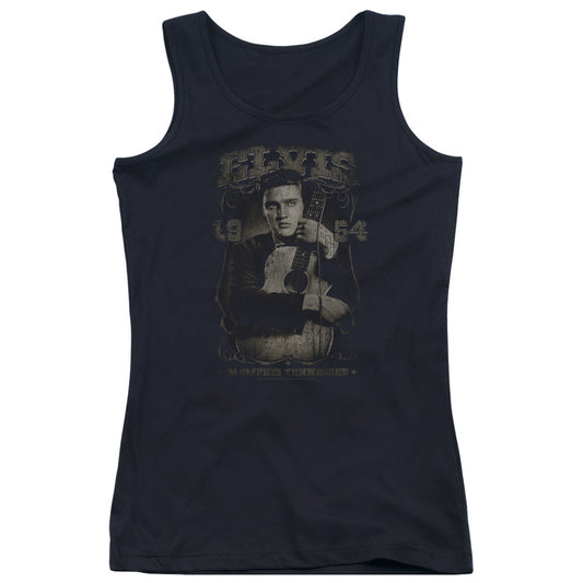 Elvis Presley 1954 Womens Tank Top Shirt Black