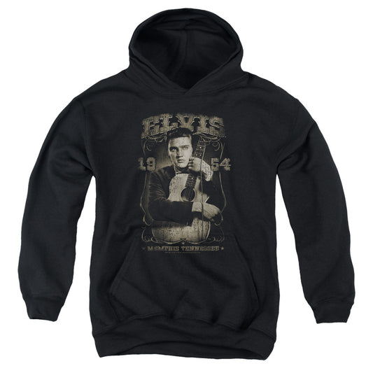 Elvis Presley 1954 Kids Youth Hoodie Black