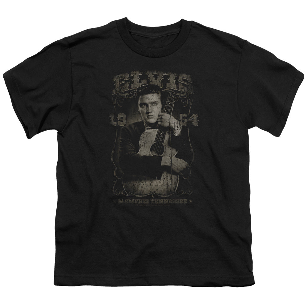 Elvis Presley 1954 Kids Youth T Shirt Black