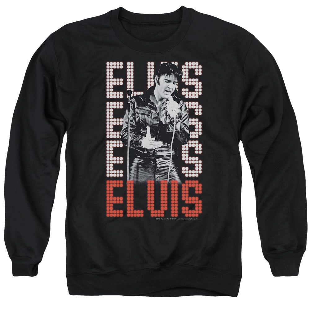 Elvis Presley 1968 Mens Crewneck Sweatshirt Black