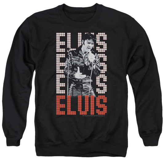 Elvis Presley 1968 Mens Crewneck Sweatshirt Black