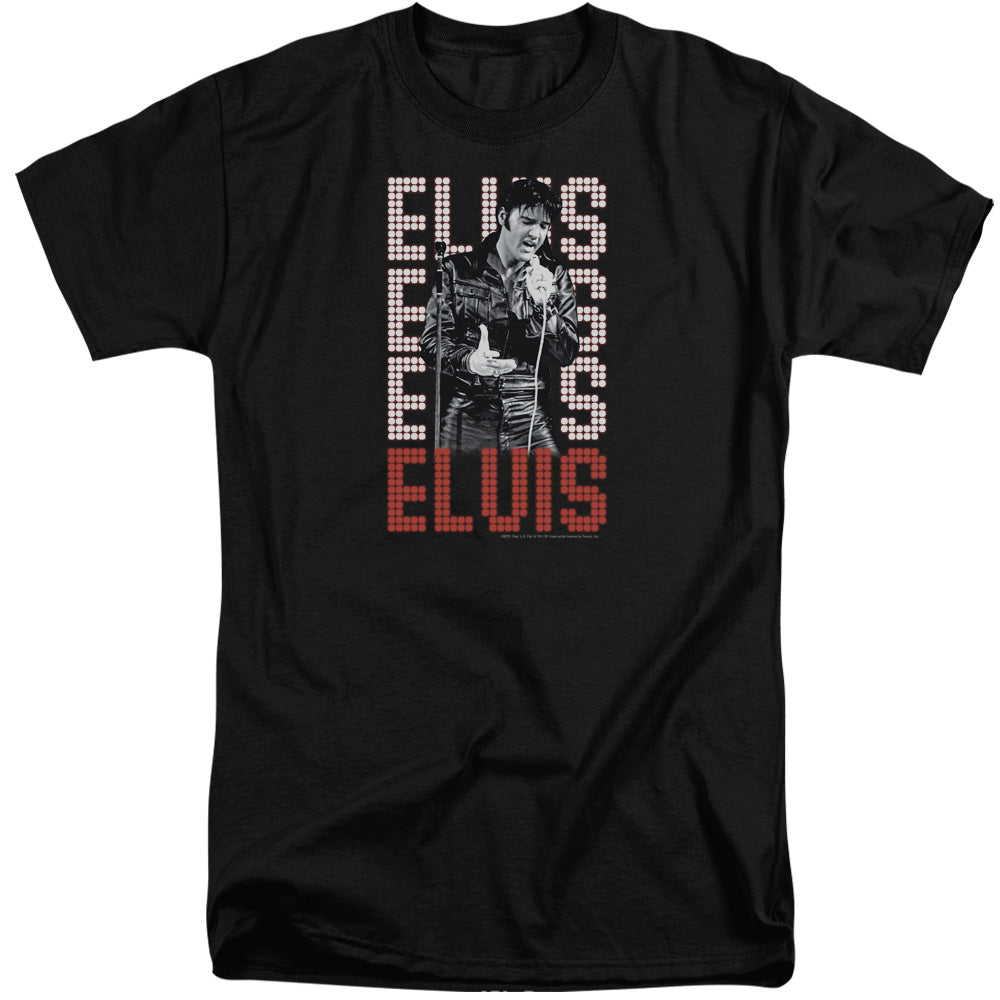 Elvis Presley 1968 Mens Tall T Shirt Black
