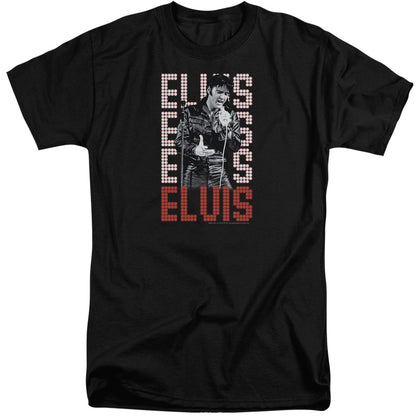 Elvis Presley 1968 Mens Tall T Shirt Black