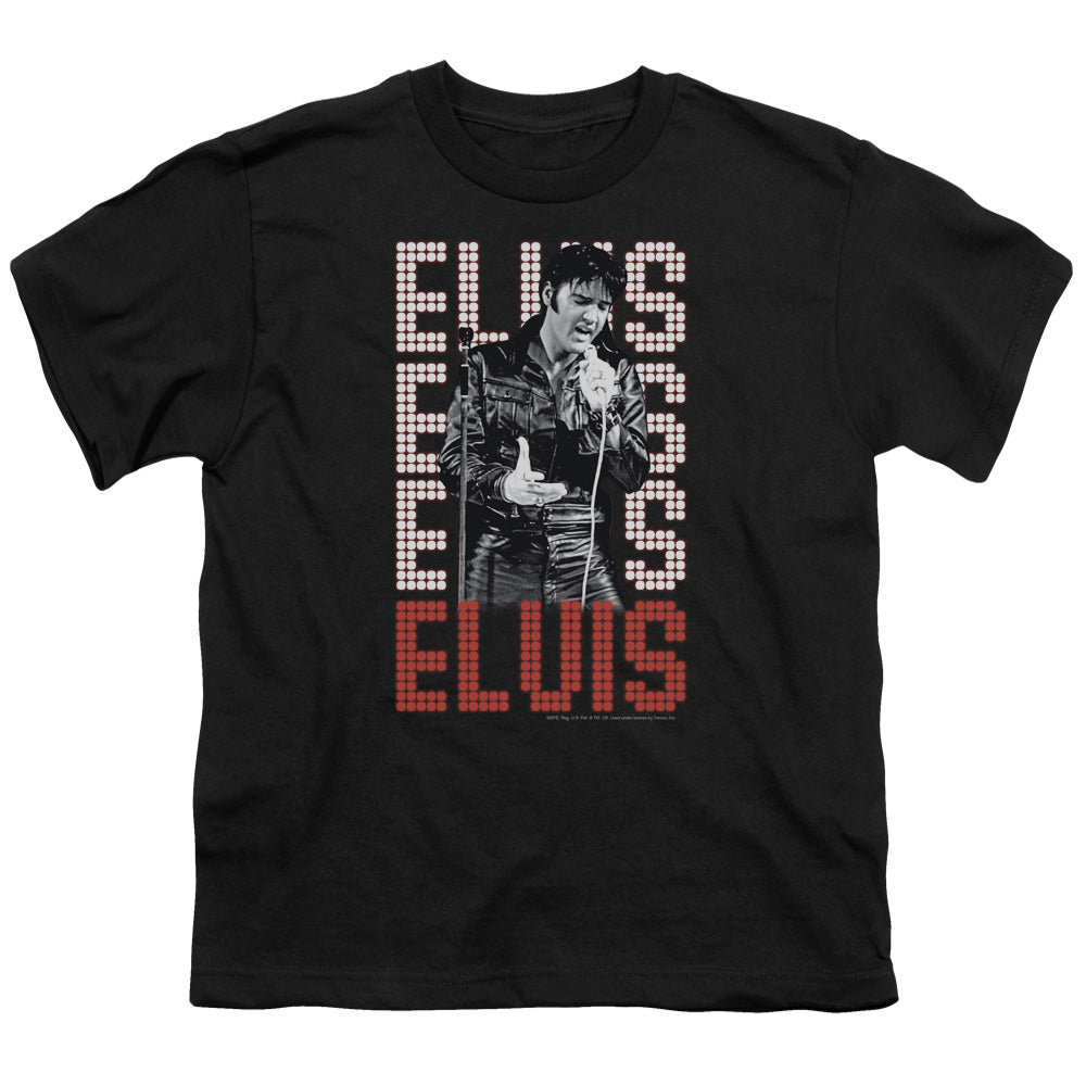 Elvis Presley 1968 Kids Youth T Shirt Black